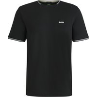 BOSS GREEN T-Shirt in Stretch-Qualität mit Label-Schriftzug von BOSS Green