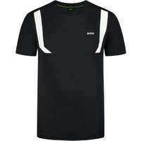 BOSS GREEN T-Shirt in Stretch-Qualität mit Streifenakzenten von BOSS Green