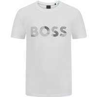 BOSS GREEN T-Shirt mit gummiertem Logo von BOSS Green