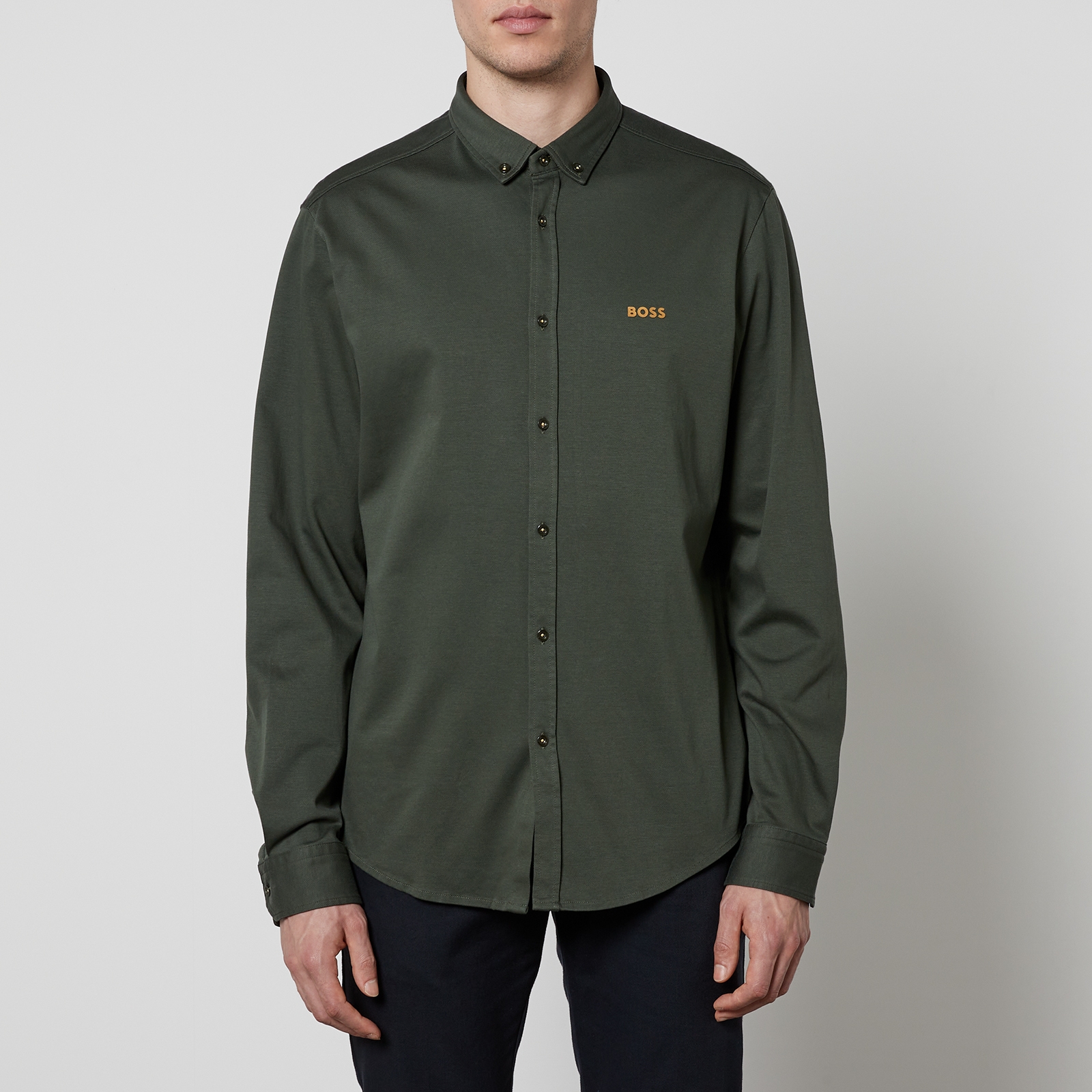 BOSS Green B_Motion_L Cotton-Jersey Shirt - M von BOSS Green