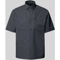 BOSS Green Freizeithemd mit Knopfleiste Modell 'Bechno' in Black, Größe XXL von BOSS Green