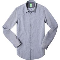 BOSS Green Herren Hemd blau gepunktet von BOSS Green