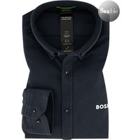 BOSS Green Herren Hemd blau Jersey von BOSS Green