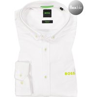 BOSS Green Herren Hemd schwarz Jersey von BOSS Green