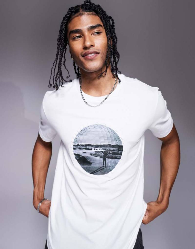 BOSS Green - Heritage - T-Shirt in Weiß mit Golf-Print von BOSS Green