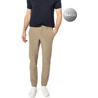 BOSS Green Herren Funktionshose braun Mikrofaser von BOSS Green