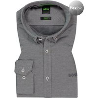 BOSS Green Herren Hemd blau Jersey von BOSS Green