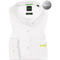 BOSS Green Herren Hemd schwarz Jersey von BOSS Green