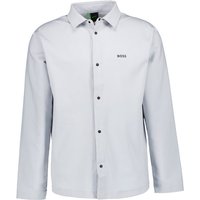 BOSS Green Herren Hemd grau Mikrofaser von BOSS Green
