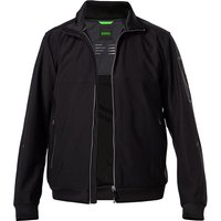 BOSS Green Herren Jacke Schwarz Mikrofaser unifarben von BOSS Green