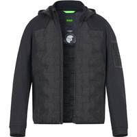BOSS Green Herren Jacke schwarz unifarben BOSS Green Herren Jacke schwarz unifarben von BOSS Green