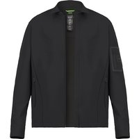 BOSS Green Herren Jacke schwarz Mikrofaser unifarben von BOSS Green