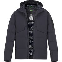 BOSS Green Herren Jacken schwarz Mikrofaser unifarben von BOSS Green