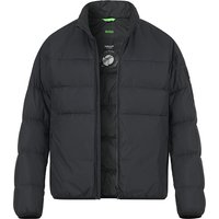 BOSS Green Herren Jacken schwarz Mikrofaser unifarben von BOSS Green