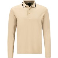 BOSS Green Herren Polo-Shirt beige Baumwoll-Jersey von BOSS Green