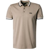 BOSS Green Herren Polo-Shirt grün Baumwoll-Piqué von BOSS Green