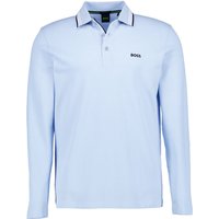 BOSS Green Herren Polo-Shirt blau von BOSS Green