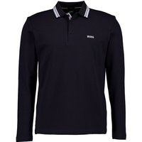 BOSS Green Herren Polo-Shirt blau Baumwoll-Piqué von BOSS Green