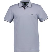 BOSS Green Herren Polo-Shirt grau Slim Fit von BOSS Green