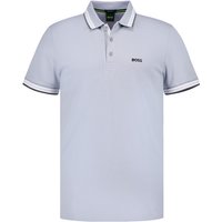 BOSS Green Herren Polo-Shirt grau von BOSS Green