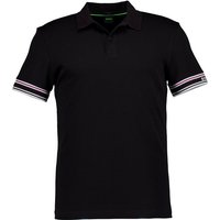 BOSS Green Herren Polo-Shirt schwarz Slim Fit von BOSS Green