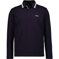 BOSS Green Herren Polo-Shirt blau Baumwoll-Piqué von BOSS Green