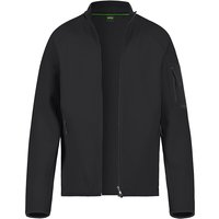 BOSS Green Herren Sweatjacke schwarz Baumwolle unifarben von BOSS Green