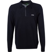 BOSS Green Herren Troyer blau unifarben von BOSS Green