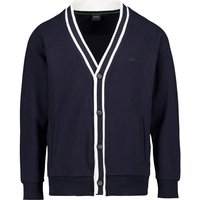 BOSS Green Herren Cardigan blau unifarben BOSS Green Herren Cardigan blau unifarben von BOSS Green