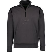BOSS Green Herren Sweatshirt grau unifarben von BOSS Green