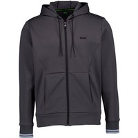 BOSS Green Herren Sweatjacke grau unifarben von BOSS Green