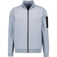 BOSS Green Herren Sweatjacke grau unifarben von BOSS Green