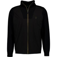 BOSS Green Herren Jacke Schwarz Material-Mix unifarben BOSS Green Herren Jacke Schwarz Material-Mix unifarben von BOSS Green
