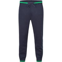 BOSS Green Herren Strickhose blau Baumwolle von BOSS Green