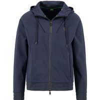 BOSS Green Herren Sweatjacke blau unifarben von BOSS Green