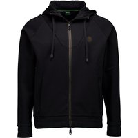 BOSS Green Herren Sweatjacke schwarz unifarben von BOSS Green