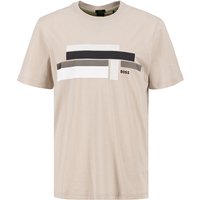 BOSS Green Herren T-Shirt beige von BOSS Green
