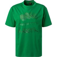 BOSS Green Herren T-Shirt grün Baumwolle von BOSS Green