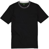 BOSS Green Herren T-Shirt schwarz Baumwolle von BOSS Green