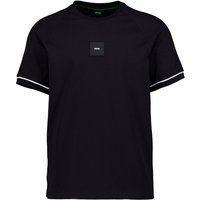 BOSS Green Herren T-Shirt schwarz Baumwoll-Stretch von BOSS Green