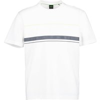 BOSS Green Herren T-Shirt weiß Baumwolle von BOSS Green