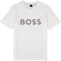 BOSS Green Herren T-Shirt grau Baumwolle von BOSS Green