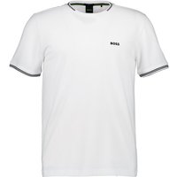 BOSS Green Herren T-Shirt weiß Baumwolle von BOSS Green