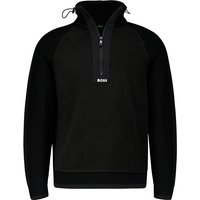 BOSS Green Herren Troyer schwarz unifarben von BOSS Green