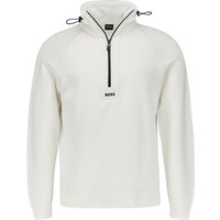 BOSS Green Herren Troyer Weiß unifarben von BOSS Green