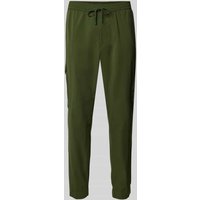 BOSS Green Hose mit Cargotaschen und elastischem Bund in Dunkelgruen, Größe 56 von BOSS Green