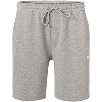 BOSS Green Herren Sweatshorts grau Baumwolle von BOSS Green