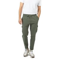 BOSS Green Herren Cargohose grün Mikrofaser von BOSS Green