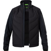 BOSS Green Herren Daunenjacke schwarz Mikrofaser unifarben von BOSS Green