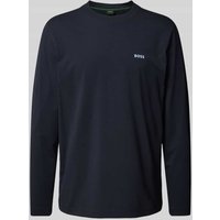 BOSS Green Longsleeve mit Label-Print in Dunkelblau, Größe XXL BOSS Green Longsleeve mit Label-Print in Dunkelblau, Größe XXL von BOSS Green